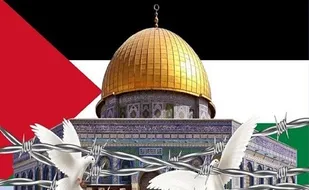 تجمع طلاب و روحانیون در محکومیت جنایات افغانستان و فلسطین