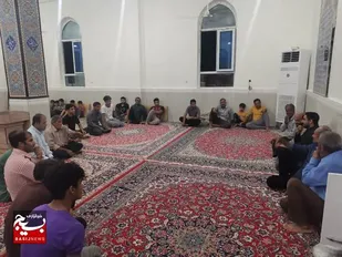 دیدار صمیمی فرمانده حوزه جوادالائمه(ع) بندر بوالخیر با بسیجیان روستای زیراهک