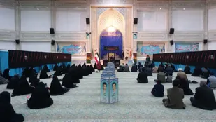 مراسم سالگرد تدفین شهید گمنام مصلی میبد برگزار شد