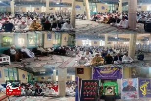 برگزاری مراسم چهلمین روز قائد شهید امت در ایرانشهر