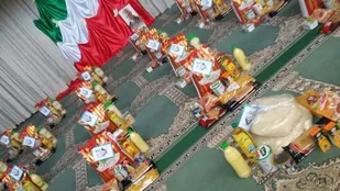 تهیه 61 بسته معیشتی در مدرسه معارف صدرا