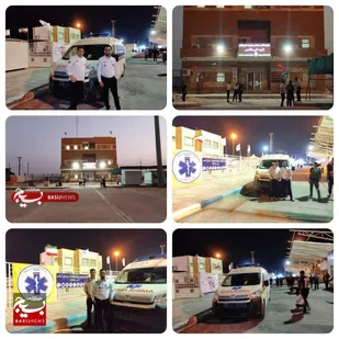 خدمت&zwnj;رسانی اربعینی اورژانس پیش بیمارستانی شهرستان ایذه در مرز چذابه
