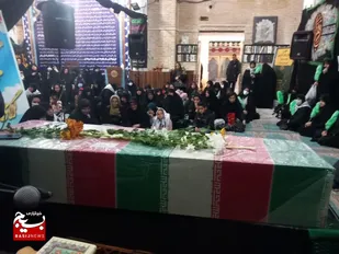 استقبال از شهید گمنام در امامزادگان شهرکرد