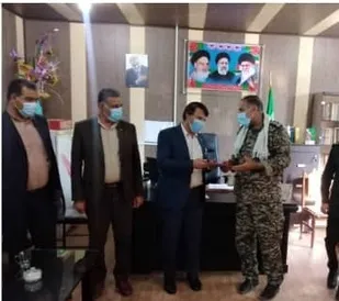 امضا تفاهم نامه همکاری مدیریت آموزش و پرورش و ناحیه مقاومت بسیج سپاه  عنبرآباد