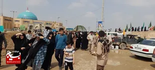 حضور زائران تنکابنی در کربلای شلمچه