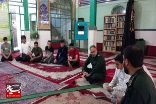 بازدید فرمانده سپاه ملایر از حلقات صالحین پایگاه شهید آوینی