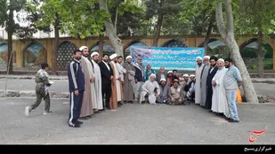 کوهپیمایی طلاب بسیجی و روحانیون شهرستان نیشابور برگزار شد+عکس