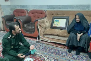دیدار فرمانده سپاه پیشوا با خانواده معظم شهدا
