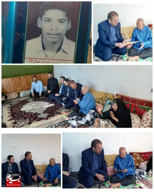 دیدار و تکریم خانواده شهید رودخانه زاده