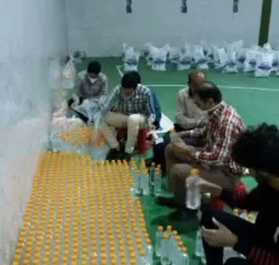 آماده سازی و بسته بندی محلول شست و شو
