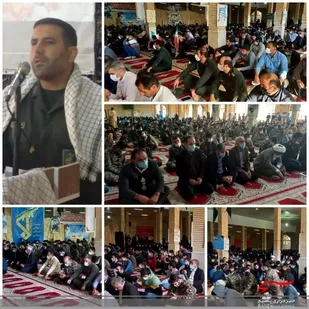 گردهمایی بزرگ بسیجیان در گتوند