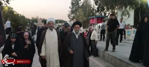 بازدید نماینده ولی فقیه و امام جمعه شهر اصفهان و مسئول نمایندگی ولی&zwnj;فقیه در سپاه حضرت صاحب الزمان عج استان اصفهان از گلستان شهدای اصفهان