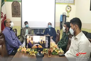 گرامیداشت سوم خردادماه در گفتگوی تصویر مسئول دفتر نمایندگی، ولی فقیه در سپاه هیرمند و مدیران مدارس