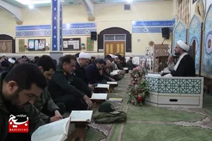 اولین محفل انس با قرآن کریم در حسینیه سپاه انصارالحسین(ع) همدان
