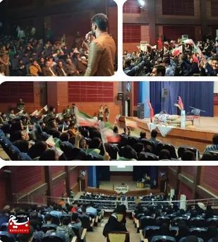 خروش دانش آموزان نکایی در حمایت از کودکان غزه