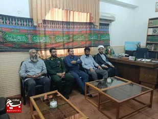 بسیجیان هفتکل با امام جمعه این شهرستان دیدار کردند