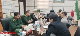 دیدار فرمانده سپاه دلیجان با فرماندار به مناسبت هفته دولت