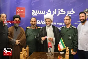 بازدید حجت الاسلام رضایی مسئول نمایندگی ولی فقیه در سازمان بسیج مستضعفین از ساختمان جدید دفتر مرکزی خبرگزاری بسیج