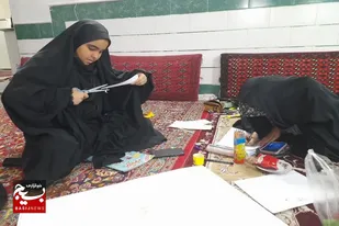 از حضور در مسابقه روزنامه دیواری تا مشارکت نوجوانان به عنوان خادم الشهدا در سرخه
