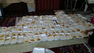 تهیه و توزیع ۲ هزار پرس اطعام غدیری و ۲۶۰ میلیون ریال وام در شاهرود.