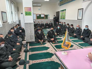نشست بصیرتی هفته مکتب انقلاب اسلامی ویژه کارکنان ناجا در شهرستان مانه و سملقان
