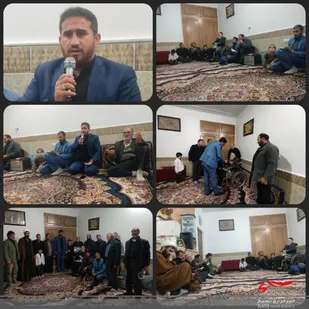 تجلیل از خانواده شهید محمدباکمال در شهرقنوات