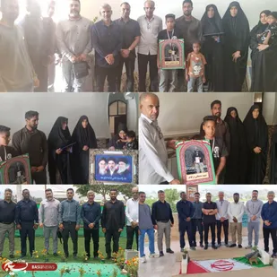 دیدار&nbsp; مدیران ورزش بسیج نواحی و یگان های سپاه استان هرمزگان&nbsp; با خانواده های معظم شهدای&nbsp; ورزشکار