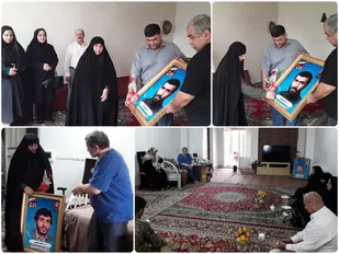 &nbsp;دیدار و تجليل از خانواده معظم شهیدان علی محبی فر و محمد یعقوبی