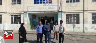 بازدید مدیر آموزش و پرورش شهرستان پارس آباد از اقدامات پروژه مهر مدرسه دخترانه عفت
