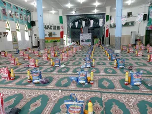 برگزاری مرحله دوم نهضت کمک مومنانه در شهرستان ریگان