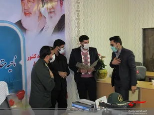 معارفه مسئول گردان سایبری بسیج سپاه بینالود