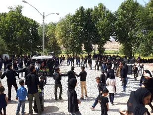 عزاداری عاشورای حسینی در امامزاده جعفر