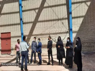 بازدید معاون تربیت بدنی ناحیه مقاومت بسیج دهاقان از روستای دزج