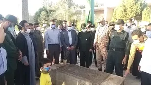 برگزاری مراسم غبارروبی و عطرافشانی گلزار شهدا