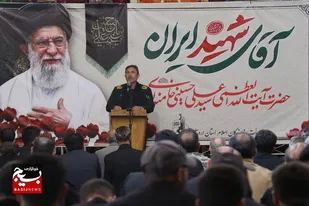 عزاداری هیئت رزمندگان اسلام در سومین روز تشییع پیکر مطهر رهبر شهید انقلاب در مسجد اعظم