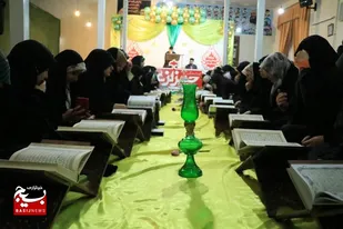 برگزاری محفل انسی با قرآن کریم به همت قرارگاه بشری شهرستان بهار
