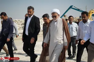 بازدید مسئولان از اسکله خورخان/ اختصاص پنجاه میلیارد تومان برای تکمیل فاز اول