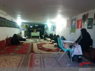 برگزاری محفل انس باقران کریم  در پایگاه شهید جهان آرا اسفراین