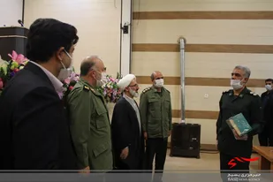 مراسم تکریم و معارفه فرمانده ناحيه مقاومت بسيج گلپايگان