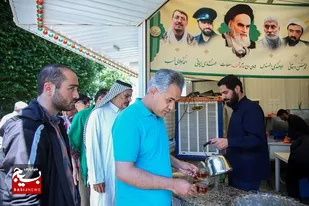 پذیرایی ۹ موکب ایرانی و عراقی از زائران حرم حضرت معصومه(س)