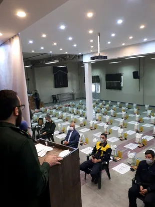 رزمایش(کمک مومنانه) در شهرستان همدان انجام شد