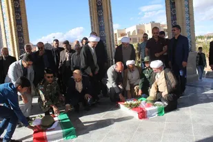 افتتاح یادمان شهدای گمنام دانشگاه آزاد اسلامی شاهرود