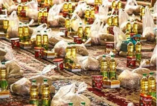توزیع ۵۰۰ بسته غذایی توسط آستان قدس رضوی در بناب