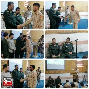 نشست صمیمی فرمانده ناحیه مقاومت بسیج کارون با سربازان