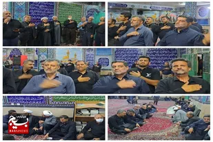 امام جمعه سرخه در جمع عزاداران روستا افتر در سرخه حضور یافت