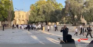 یورش صهیونیست&zwnj;ها به مسجد الاقصی برای دومین روز متوالی