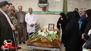 گلباران محل شهادت سربازی که ماندن را بر مرخصی ترجیح داد