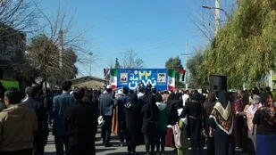 حضور پرشور مردم همیشه در صحنه بندر ترکمن در راهپیمایی  ۲۲ بهمن۱۴۰۲