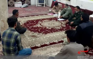 بازدید از پایگاه بسیج شهدای درتوم