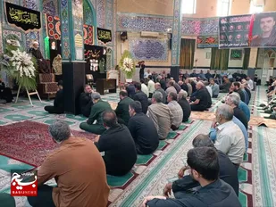 برگزاری آیین چهلمین روز شهادت پاسدار شهید علیرضا خلج در اشتهارد